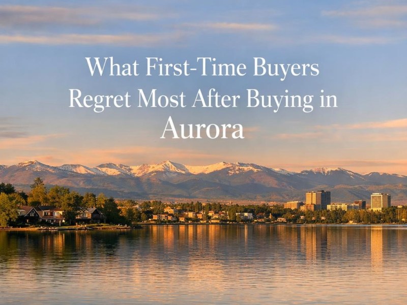 What First-Time Buyers Regret Most After Buying in&nbsp;Aurora