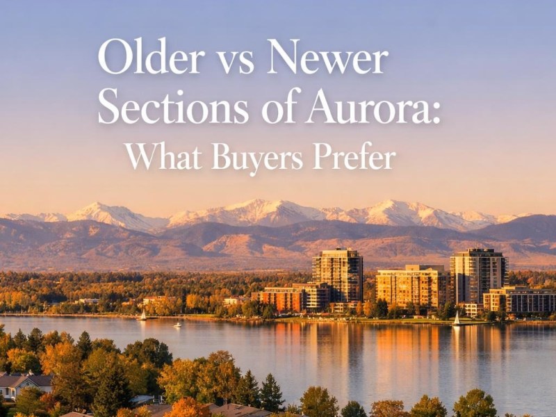 Older vs Newer Sections of Aurora: What Buyers&nbsp;Prefer