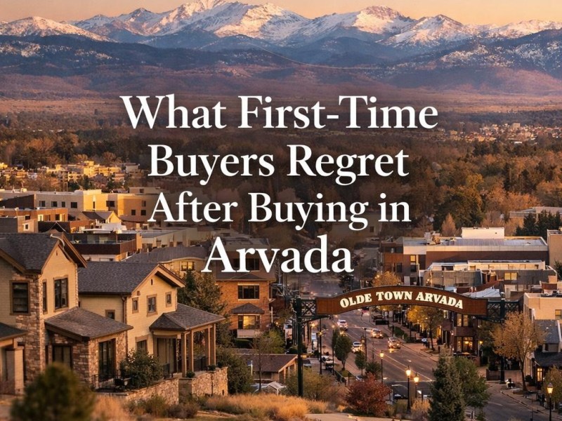 What First-Time Buyers Regret After Buying in&nbsp;Arvada