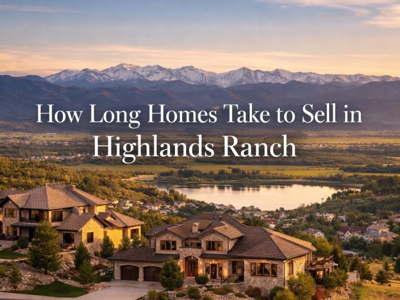 How Long Homes Take to Sell in Highlands&nbsp;Ranch