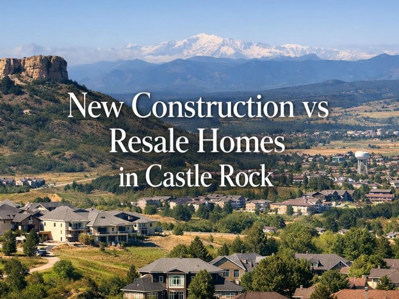 New Construction vs Resale Homes in Castle&nbsp;Rock