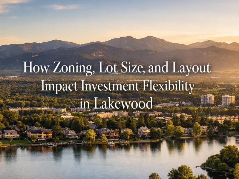 How Zoning, Lot Size, and Layout Impact Investment Flexibility in&nbsp;Lakewood