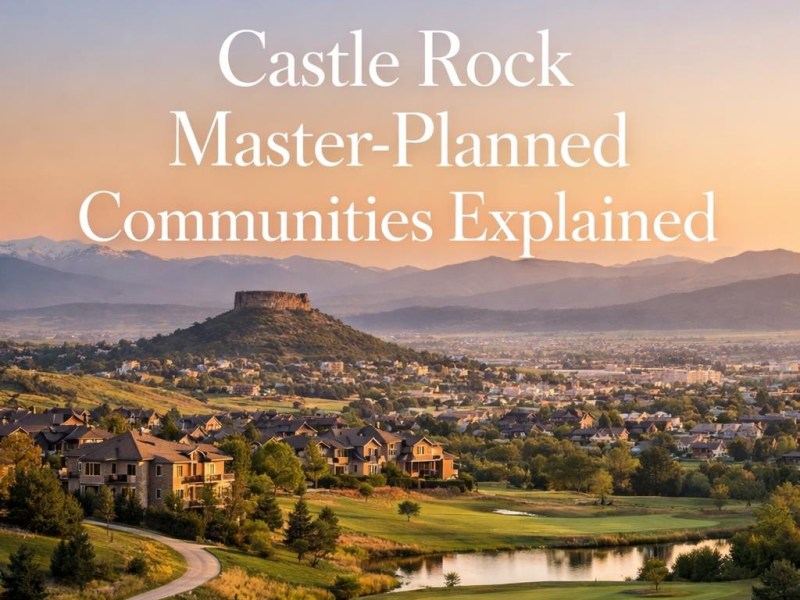 Castle Rock Master-Planned Communities&nbsp;Explained