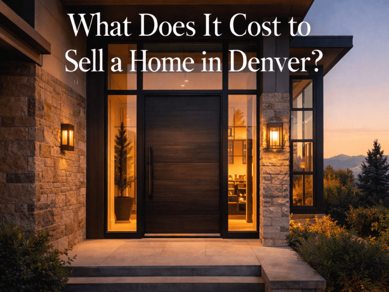 What Does It Cost to Sell a Home in&nbsp;Denver?