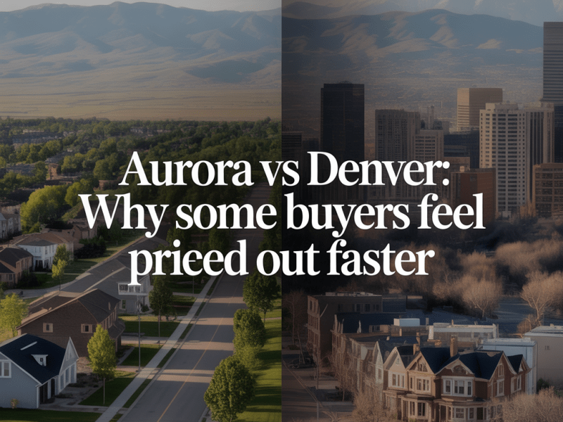 Aurora vs Denver: Why Some Buyers Feel Priced Out&nbsp;Faster