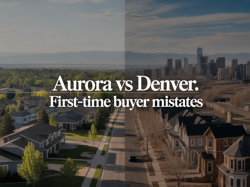 Aurora vs Denver: First-Time Buyer&nbsp;Mistakes