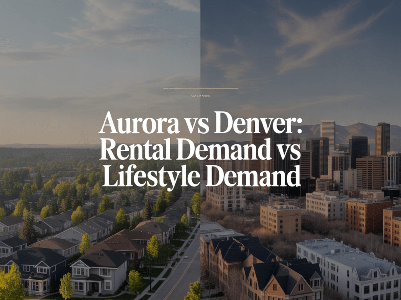 Aurora vs Denver: Rental Demand vs Lifestyle&nbsp;Demand