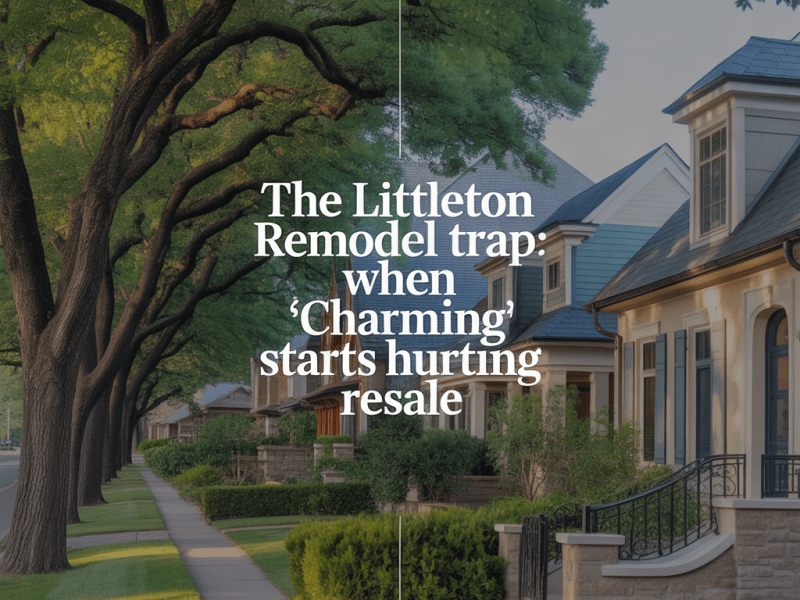 The Littleton Remodel Trap: When “Charming” Starts Hurting&nbsp;Resale