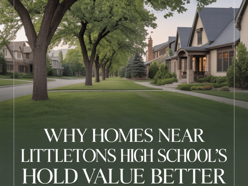 Why Homes Near Littleton’s High Schools Hold Value Better Than Nearby&nbsp;Pockets